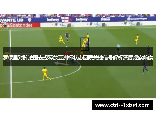 罗德里对阵法国表现释放亚洲杯状态回暖关键信号解析深度观察前瞻